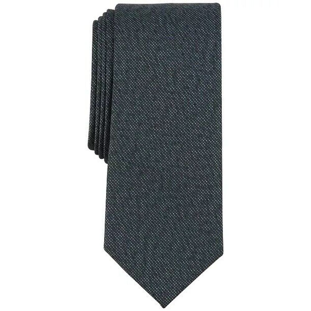 Bar III Men's Slim Skinny Neck Tie Hunter Cobble Solid 2.5" Blade NWT